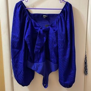 Royal Blue Purple Bodysuit
